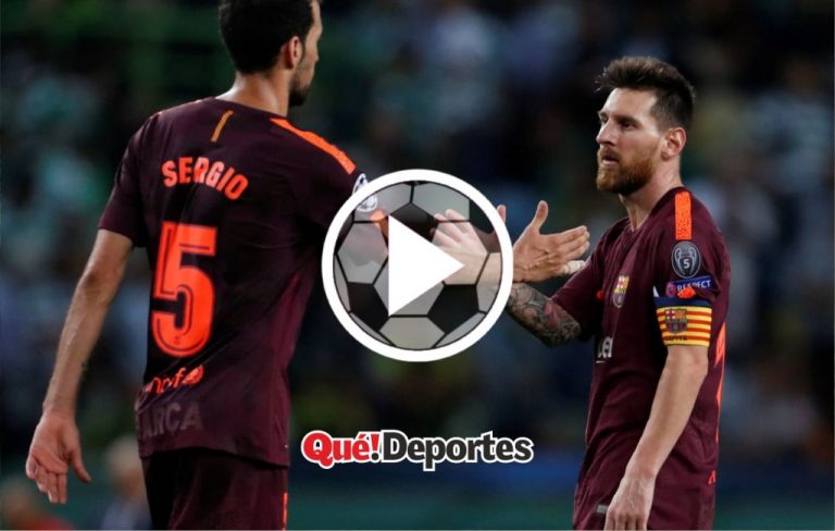 El pedazo de asistencia de Busquets y una pobre definición de Messi