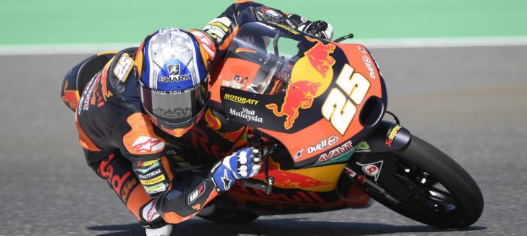 Raúl Fernández logra el 'póker' de poles en Alcañiz