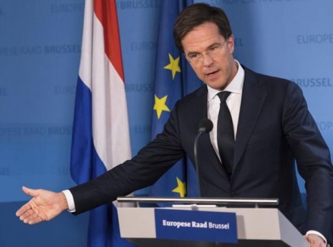 El primer ministro de Países Bajos, Mark Rutte El primer ministro de Países Bajos, Mark Rutte