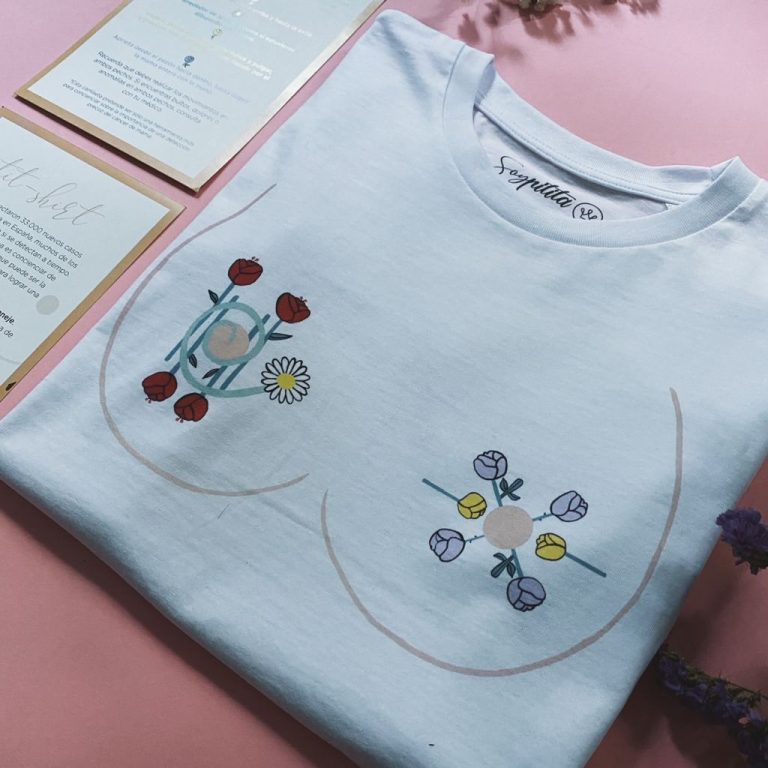 Esta es la camiseta solidaria que te ayuda a detectar el cáncer de mama