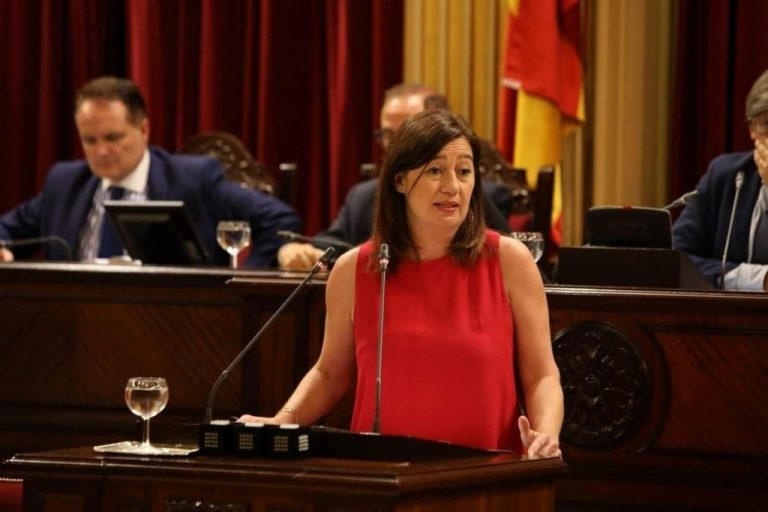 La presidenta balear, 