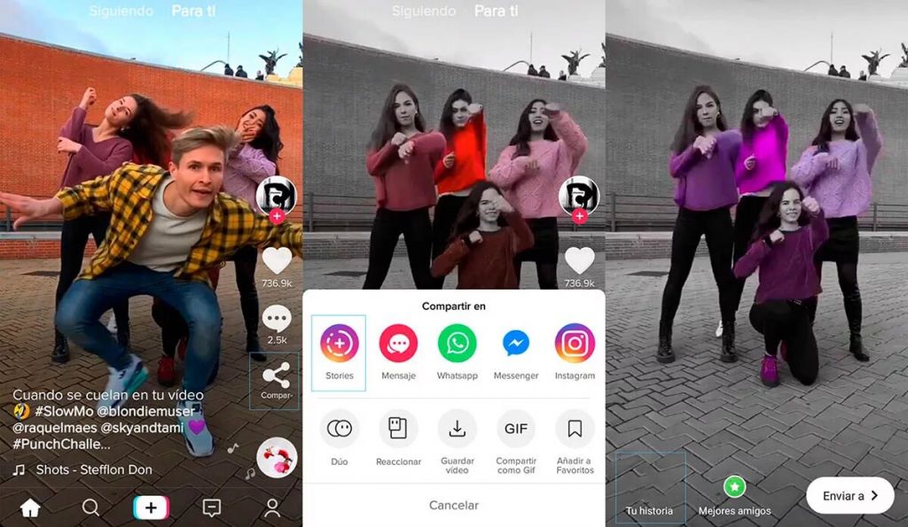 descargar videos tiktok con instagram