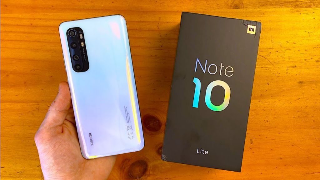 diseño mi note 10 lite