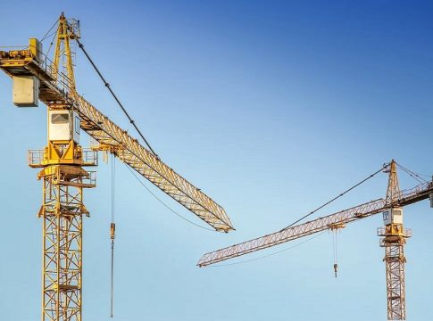 gruas de obra grúas y elevadores de obra