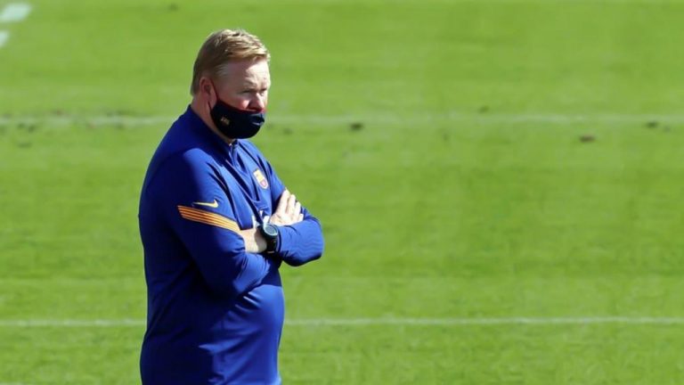 El motivo de la bronca de Koeman a Piqué