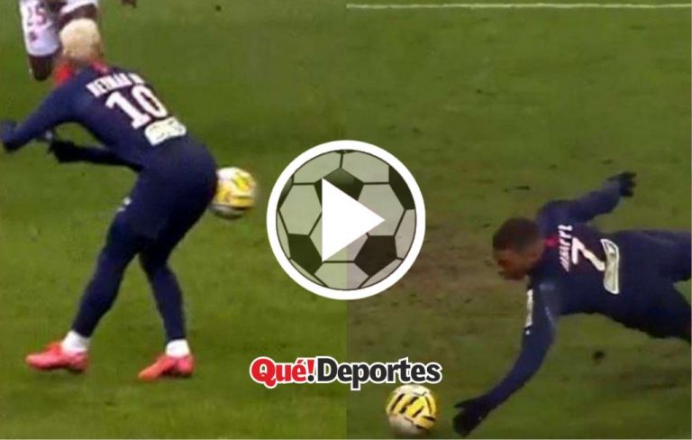 Mbappé y una mano indiscreta que le costó solamente una amarilla