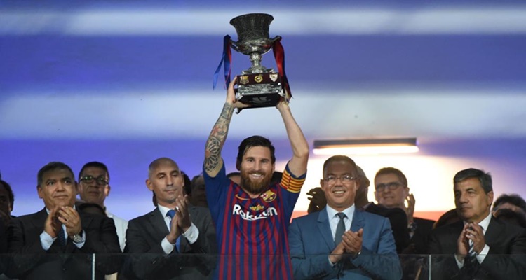 Messi más títulos club FC Barcelona