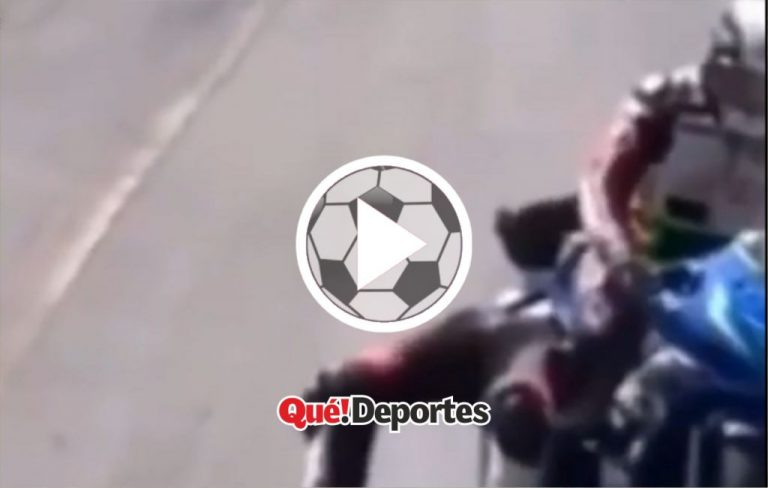 ¡Le salva la vida a 200 km por hora!