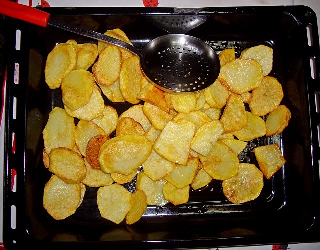 patatas fritas horno