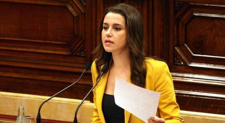 Arrimadas: ERC quiere impuestos altos para mantener los 