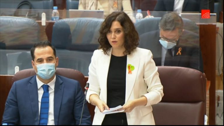 Ayuso afea a Podemos ver solo 