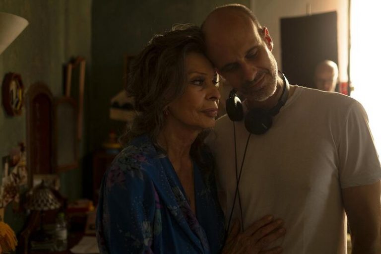 Sophia Loren vuelve al cine con su hijo Edoardo, con quien tiene 