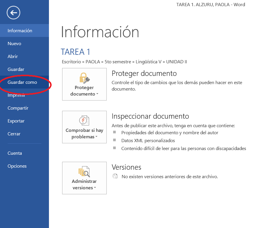 Cómo convertir un documento de Word a formato PDF