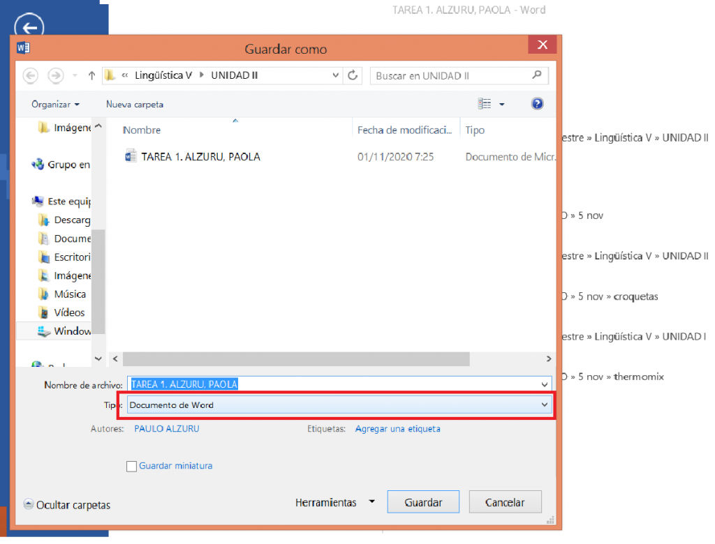 Cómo convertir un documento de Word a formato PDF