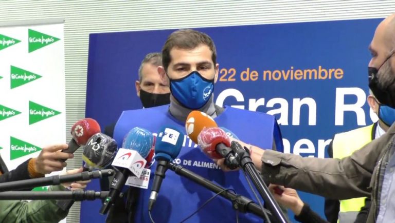 Casillas participa en la apertura de la Gran Recogida de Alimentos