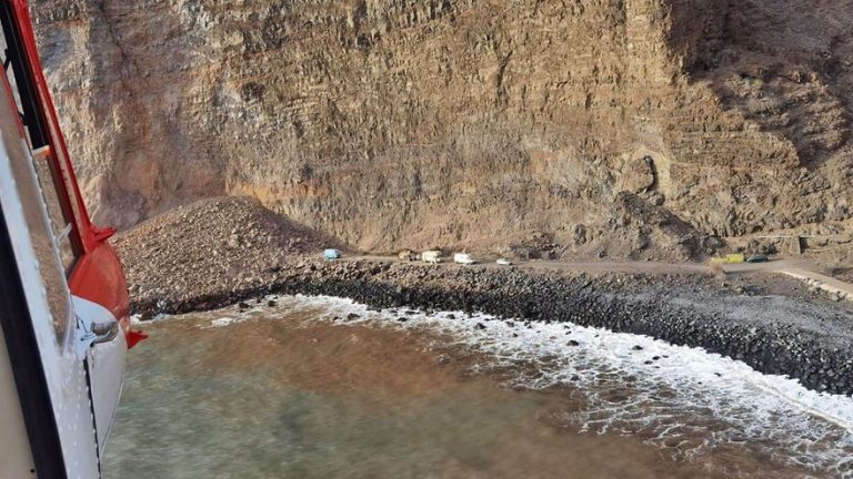 Las unidades caninas no detectan personas atrapadas en el desprendimiento de Argaga