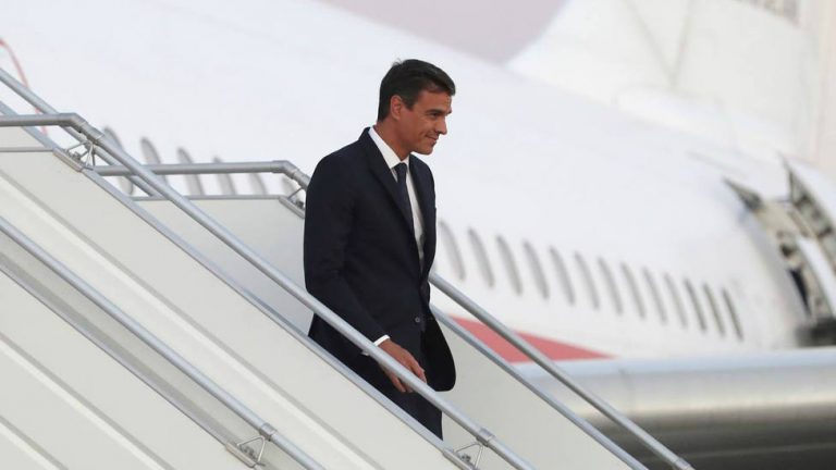 El Gobierno rechaza facilitar datos de los acompañantes de Sánchez en los Falcon