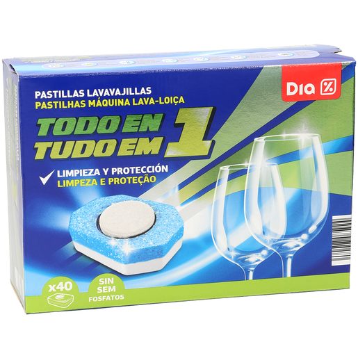 Lavavajillas marca DIA. Los mejores detergentes para lavavajillas por menos de 10 euros