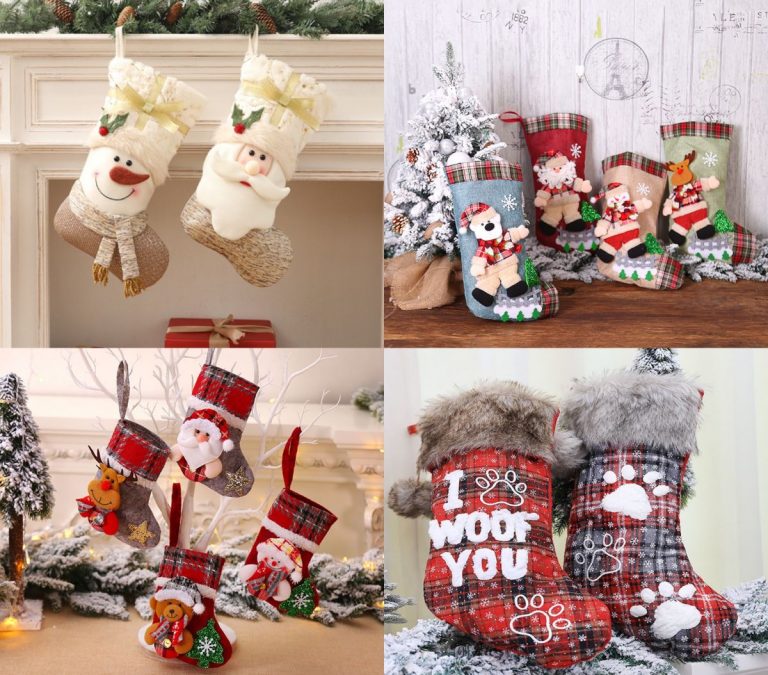 Aliexpress: 9 calcetines navideños muy adorables para colgar en la chimenea 