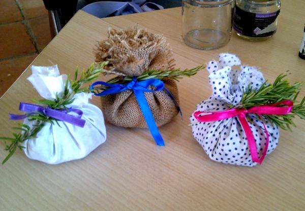 Bolsitas de tela perfumadas