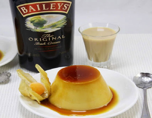 Baileys flan