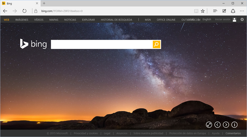 Qué es Bing 3 La interfaz