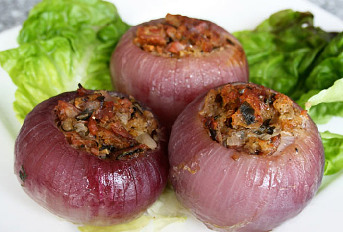 Cebollas rellenas de carne, un plato delicioso y perfecto para la familia 5 Cebollas rellenas libres de carne