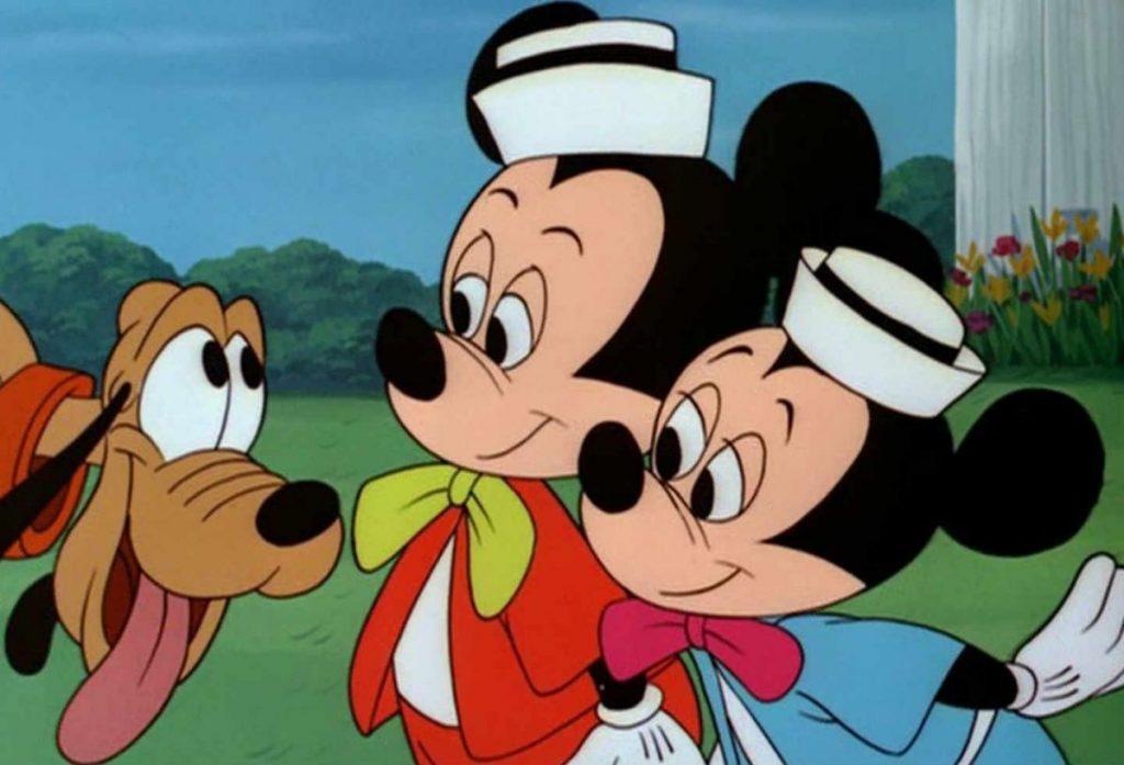Mickey, Minnie y Pluto, con su nueva imagen para 'El club de Mickey'.