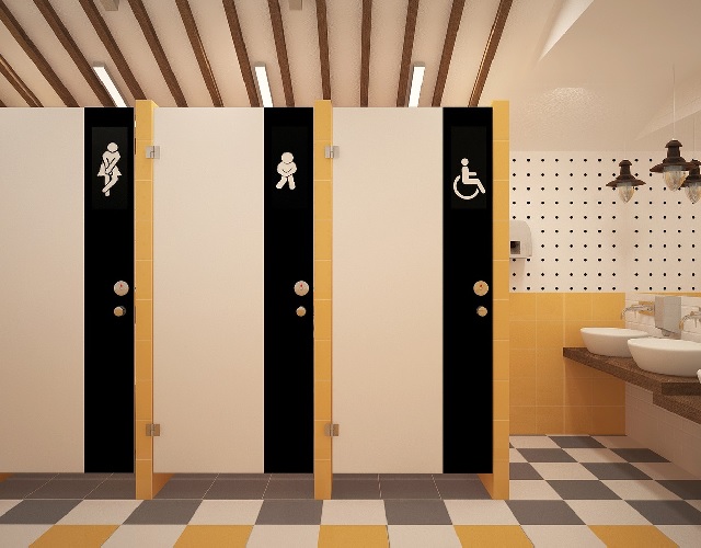 Como usar un baño público papel higienico