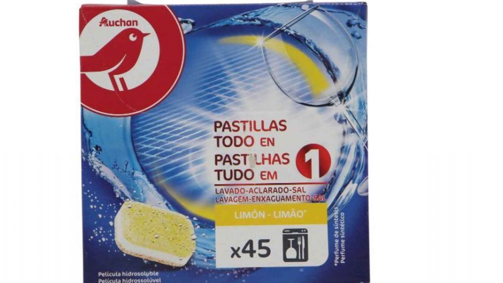 Auchan. Los mejores detergentes para lavavajillas por menos de 10 euros