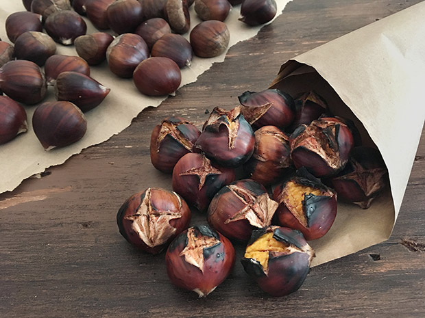 Cómo hacer unas castañas asadas en el microondas