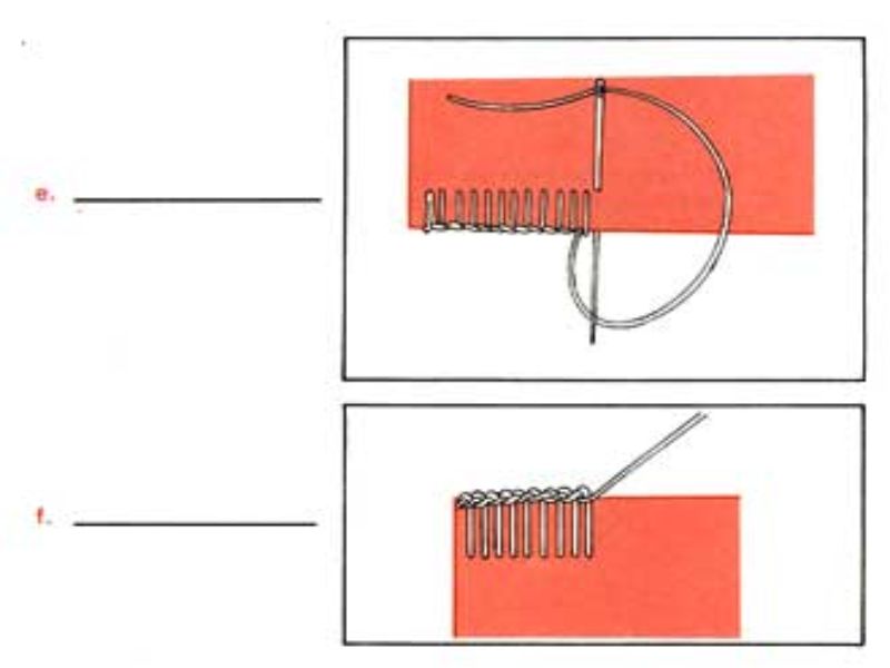 Cómo hacer un ojal a mano paso a paso 4 direccion del ojal
