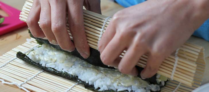 La receta casera para hacer sushi en 20 minutos 3 Esterilla para sushi