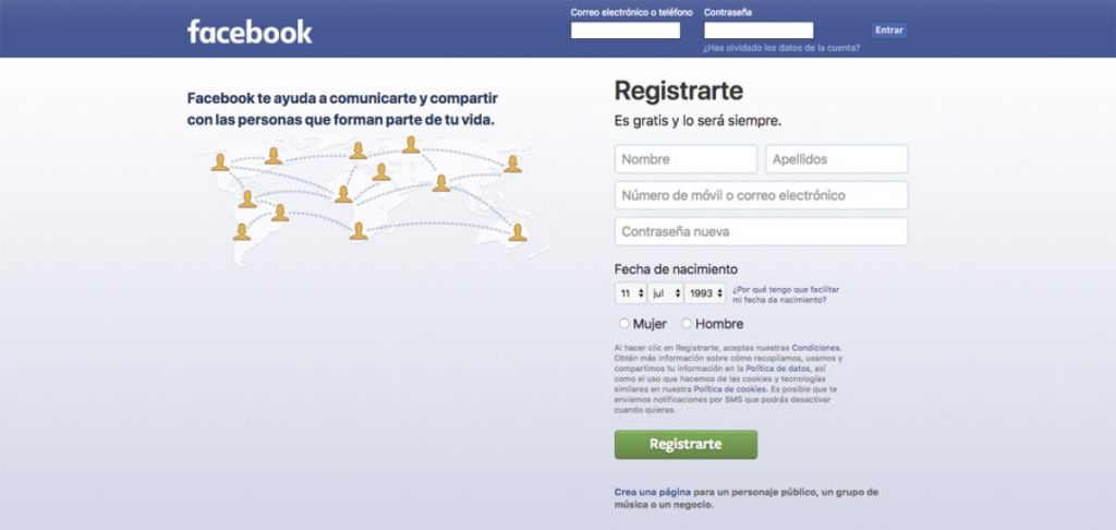 ingresar en Facebook