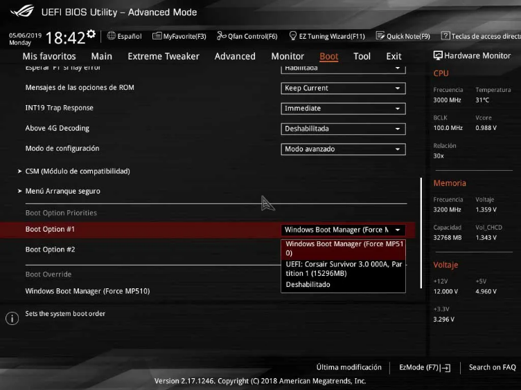 Para activarlo en tu BIOS