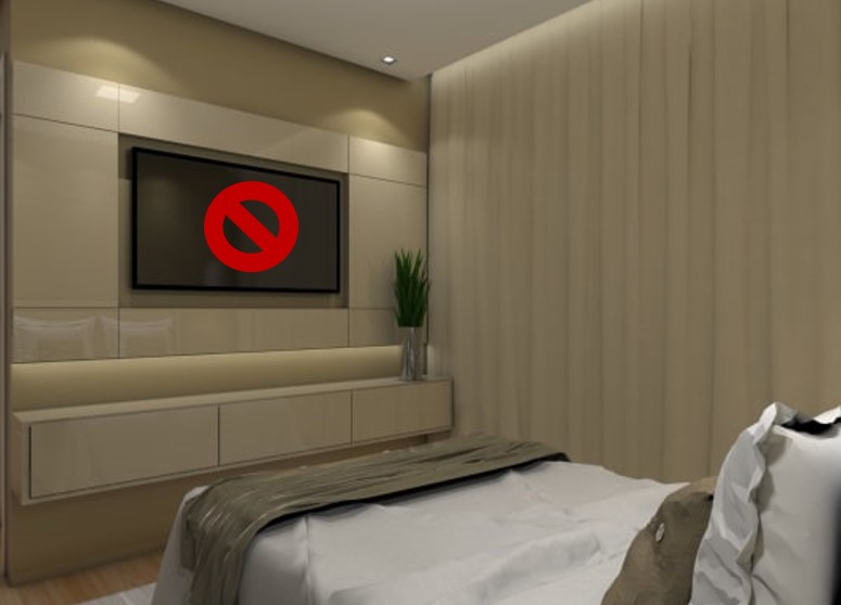 Aparatos electrónicos en cuartos  Feng Shui