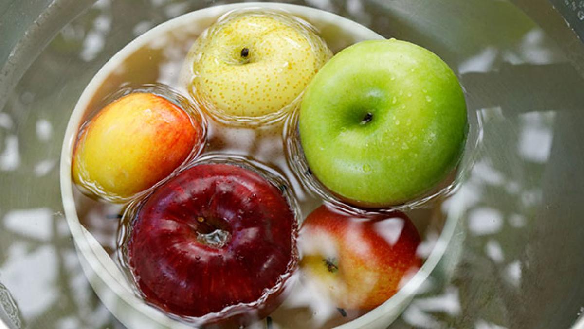 Cómo desinfectar la fruta 1 LAVAR FRUTAS