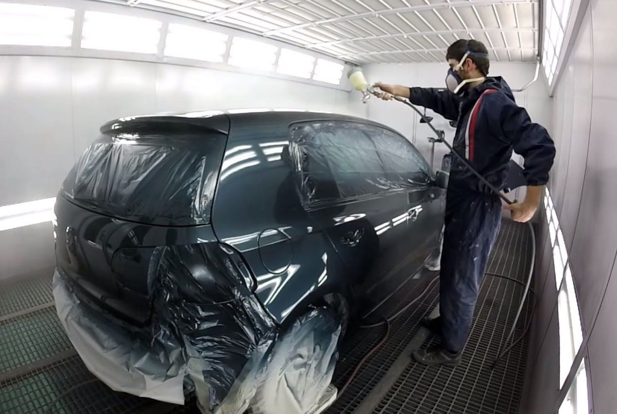 Cómo pintar un coche 1 Pintar el coche