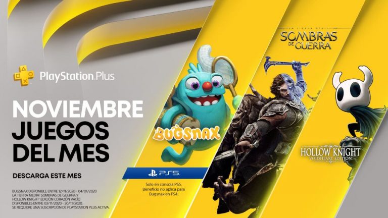 PlayStation Plus: los juegos gratis de noviembre (incluso para PS5)