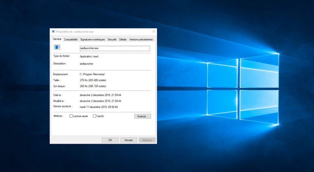 ¿Qué es Sedlauncher.exe en Windows 10?