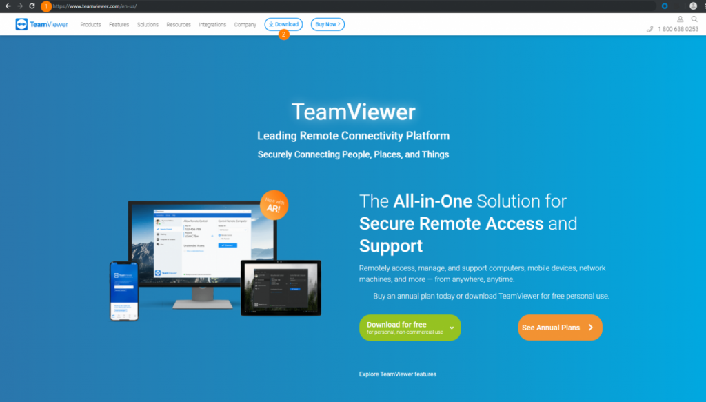 ID de TeamViewer y constraseña