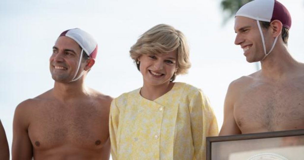 Lady Di escena piscina The Crown