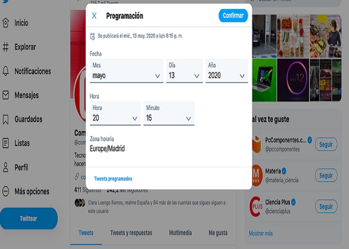 Twitter como programar