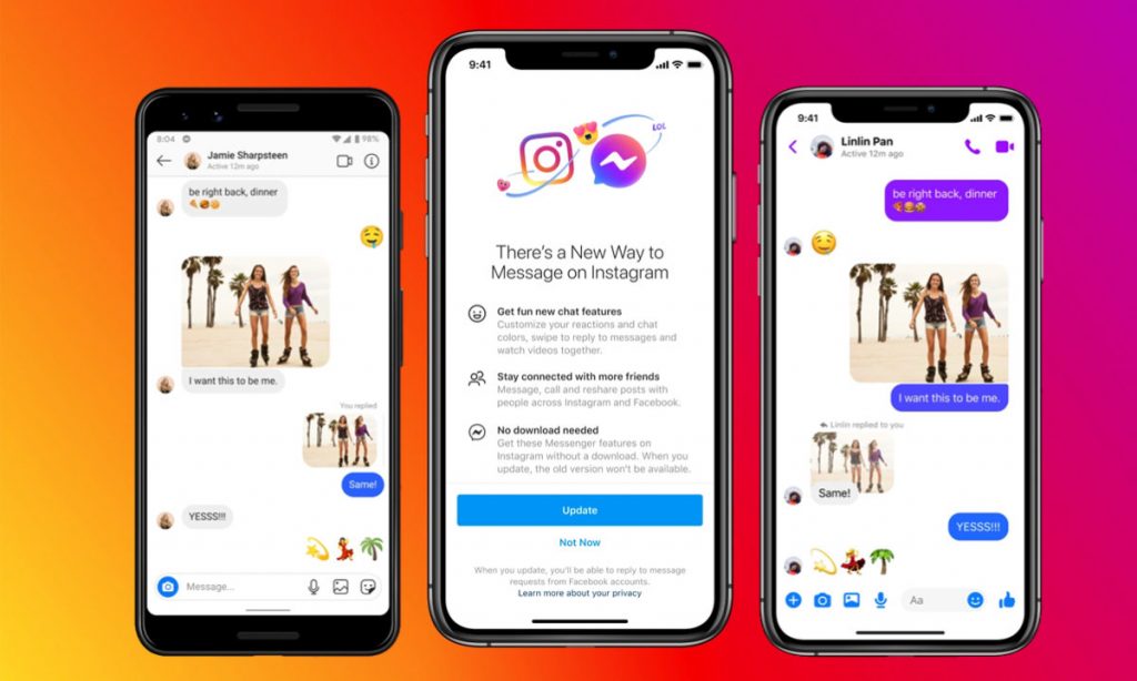 Ya se puede hablar entre Instagram y Facebook