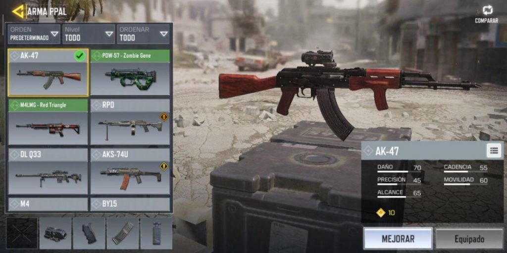 Las armas olvidadas de Call of Duty Mobile 28 ak