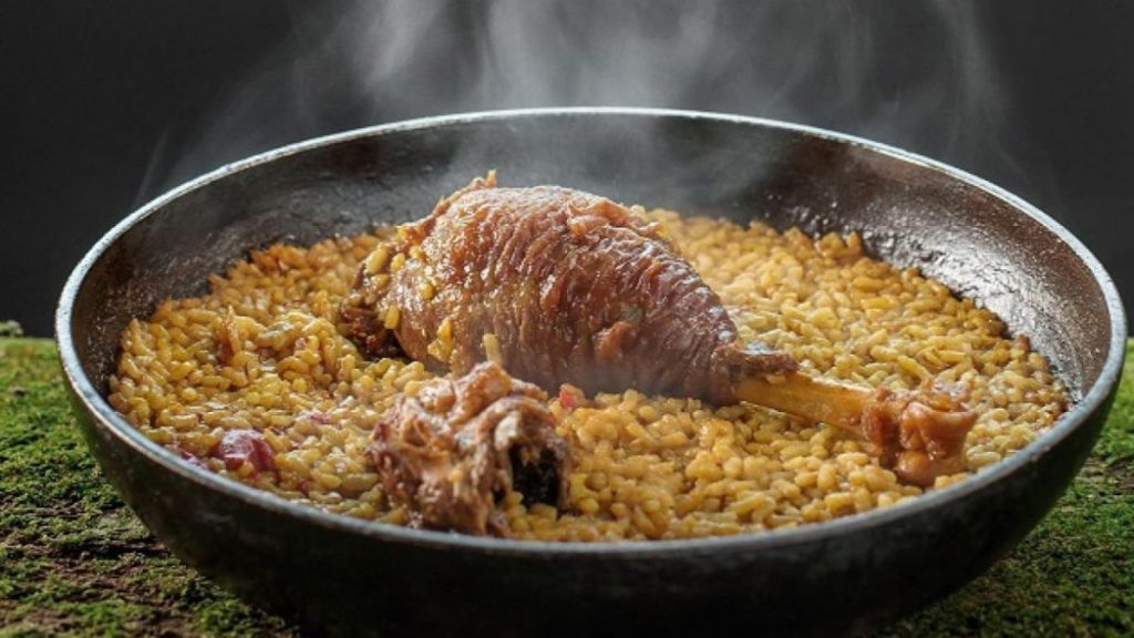 El arroz con 'pitu' del 'delivery' de los Manzano tiene una pinta espectacular.