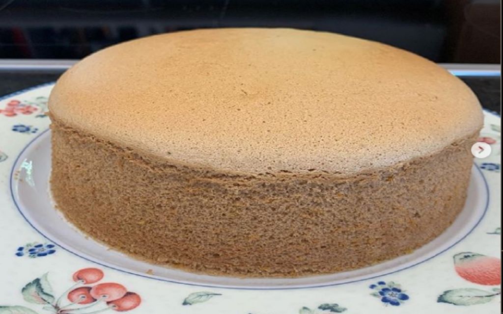 así quedó el bizcocho luego de que Chicote lo preparara.