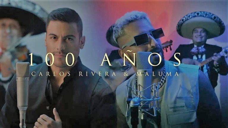 Carlos Rivera con Maluma en '100 años'