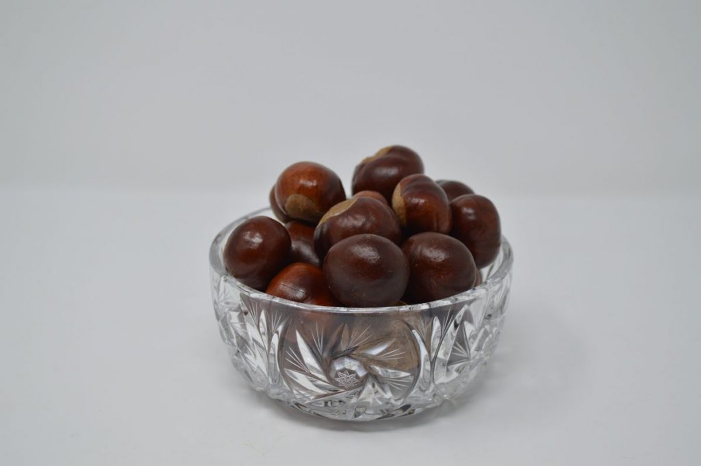 Castañas para la tarta