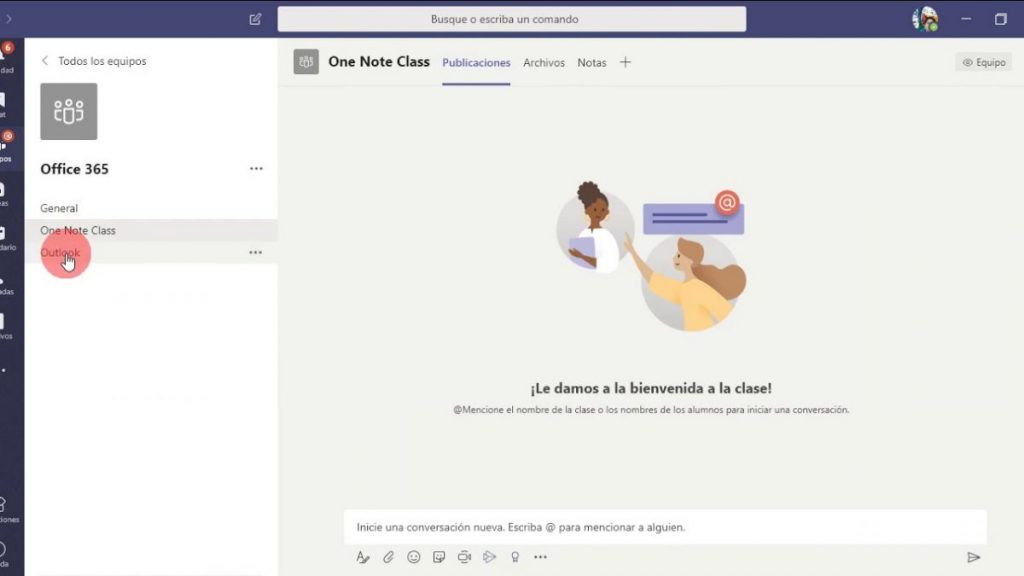 Cómo publicar una tarea en Teams 2 Selecciona un tipo de equipo en Teams